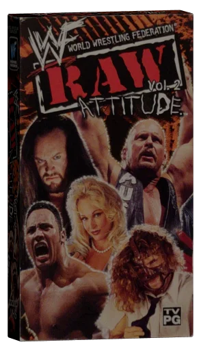 WWF Raw Attitude: Vol. 2 VHS cover