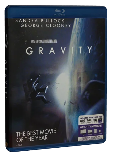 Gravity Blu-ray, Warner Bros.