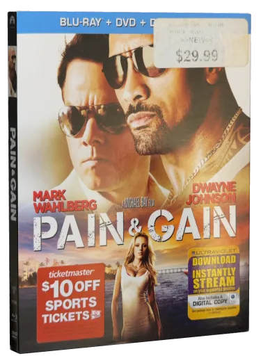Pain & Gain Blu-ray cover