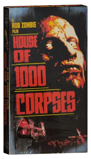 House of 1000 Corpses VHS, Lions Gate Home Entertainment