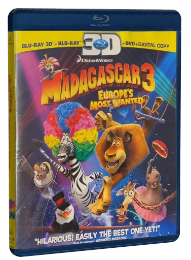 Madagascar 3: Europe's Most Wanted Blu-ray, DreamWorks Home Entertainment