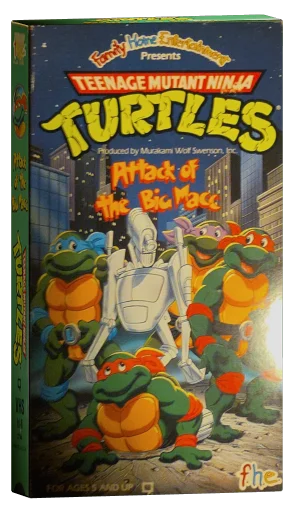Teenage Mutant Ninja Turtles VHS, Family Home Entertainment