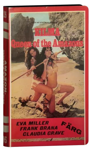 Kilma, Queen of the Amazons VHS cover