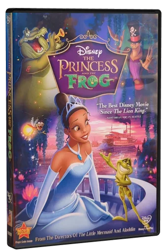 The Princess and the Frog DVD cover