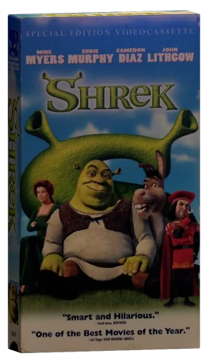 Shrek VHS, DreamWorks Home Entertainment