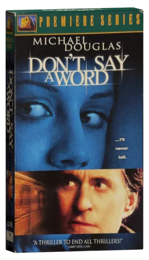 Don't Say a Word VHS cover