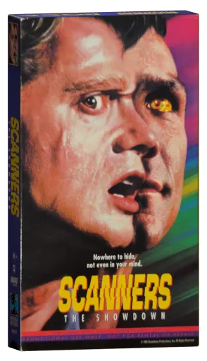 Scanners: The Showdown and Boca VHS cover
