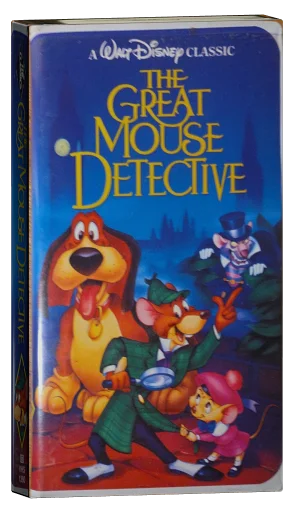The Great Mouse Detective VHS, Walt Disney Home Video