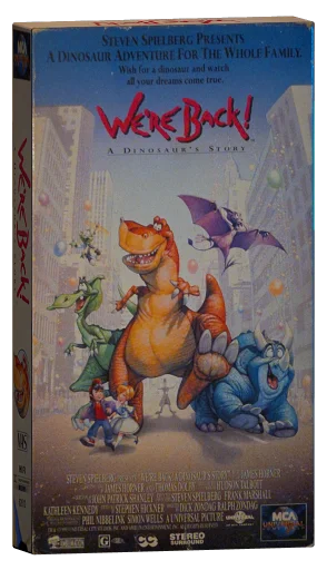 We're Back! A Dinosaur's Story VHS, MCA Universal Home Video