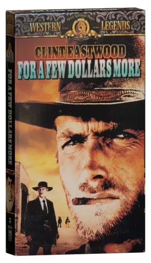 For a Few Dollars More VHS, MGM/UA Home Video