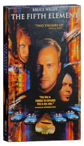 The Fifth Element VHS, Columbia TriStar Home Video