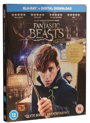 Fantastic Beasts and Where to Find Them Blu-ray, Warner Bros. Home Entertainment