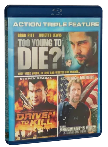 Action Triple Feature Blu-ray, Echo Bridge Home Entertainment