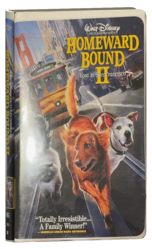 Homeward Bound II: Lost in San Francisco VHS, Walt Disney Home Video