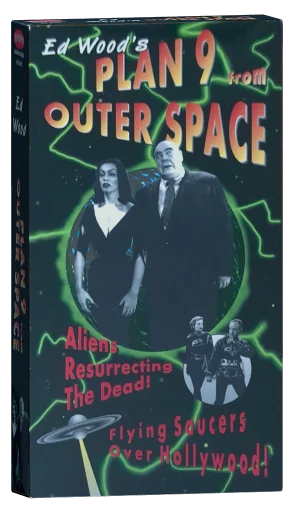 Plan 9 from Outer Space VHS, Rhino Home Video