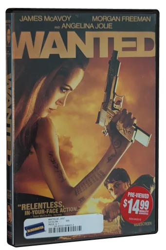 Wanted DVD cover