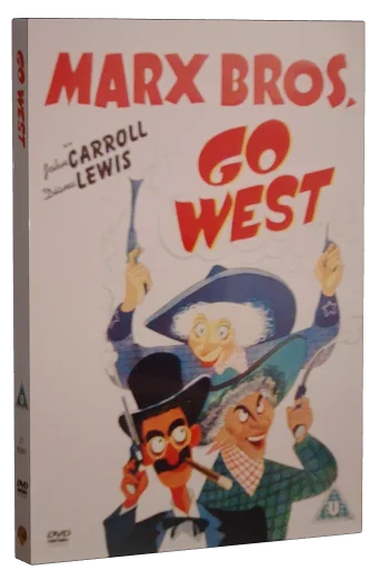 Marx Brothers in Go West DVD cover
