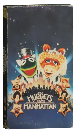 The Muppets Take Manhattan VHS cover
