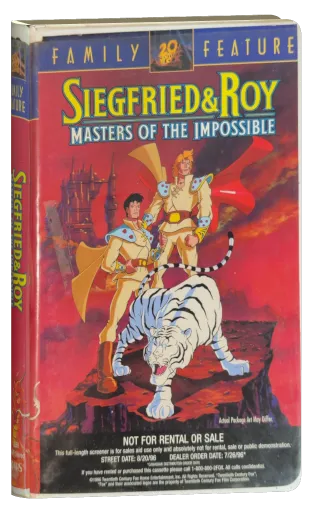 Siegfried and Roy: Masters of the Impossible VHS, Fox Video