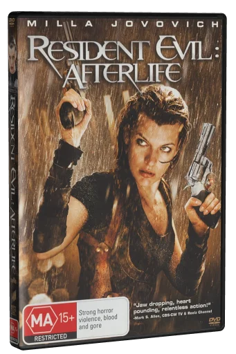Resident Evil: Afterlife DVD, Sony Pictures Home Entertainment Australia