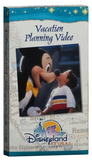 Disneyland Resort California Vacation Planning Video VHS cover