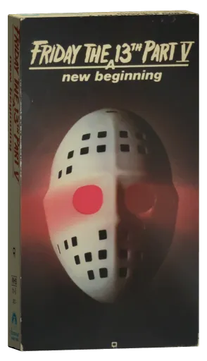 Friday the 13th: A New Beginning VHS, Paramount Home Video