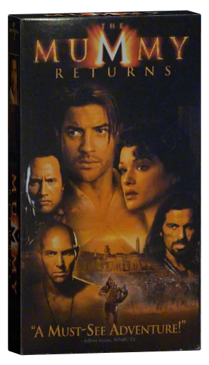 The Mummy Returns VHS, Universal