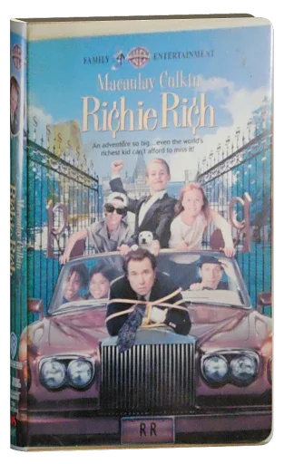 Richie Rich VHS cover