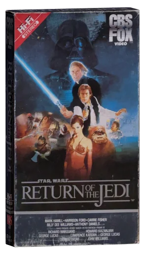 Return of the Jedi VHS, CBS/FOX Video