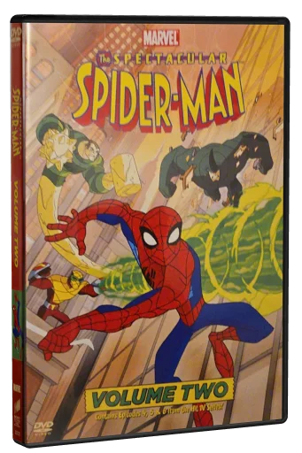The Spectacular Spider-Man DVD cover