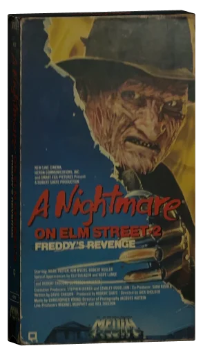 A Nightmare on Elm Street Part 2: Freddy's Revenge VHS, Video Treasures