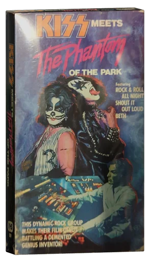 KISS Meets the Phantom of the Park VHS, GoodTimes Home Video