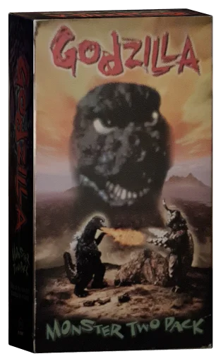 Godzilla, King of the Monsters! & Godzilla vs. Megalon VHS, GoodTimes Home Video