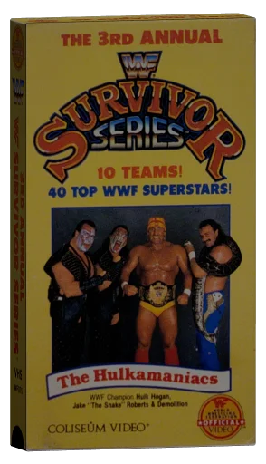 WWF Survivor Series 1989 VHS cover