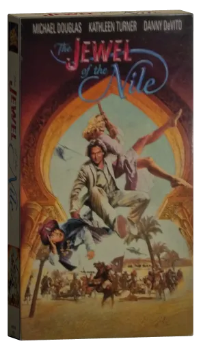 The Jewel of the Nile VHS, CBS/FOX Video
