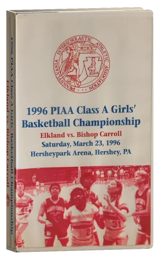 1996 PIAA Class A Girls' Basketball Championship: Elkland vs. Bishop Carroll VHS cover