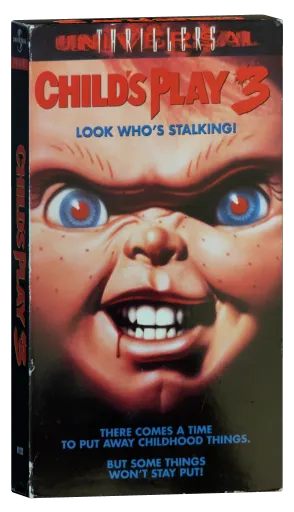Child's Play 3 VHS, Universal Studios Home Video