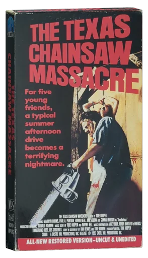 The Texas Chain Saw Massacre VHS, MPI Home Video