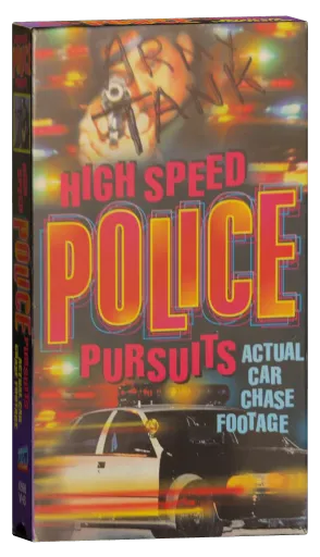 High Speed Police Pursuits VHS cover