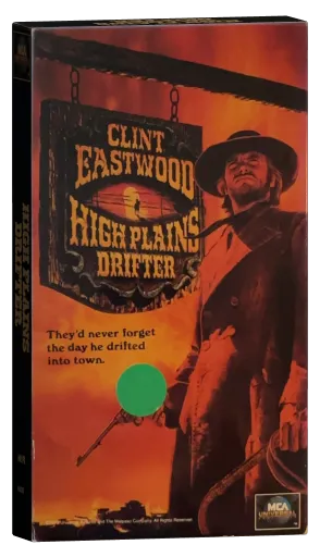 High Plains Drifter VHS, MCA Home Video
