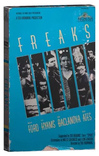 Freaks VHS, MGM/UA Home Video
