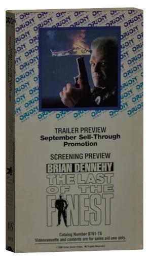 The Last of the Finest: Screening Preview VHS cover