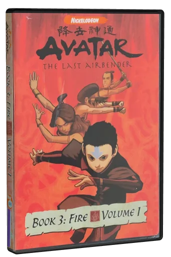 avatar the last airbender book 3 fire volume 1 DVD cover