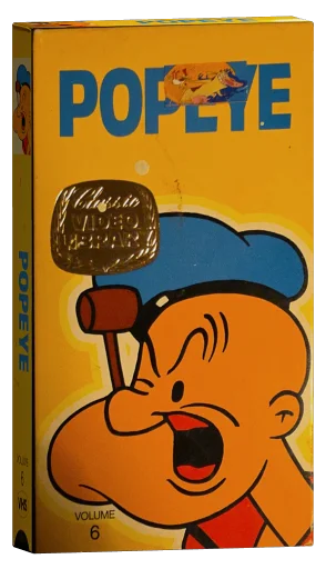 Popeye VHS cover
