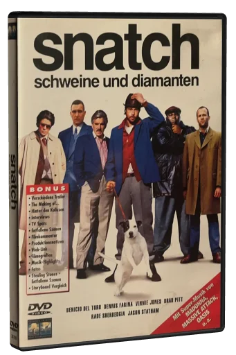 Snatch DVD, Columbia Home/Tristar Video