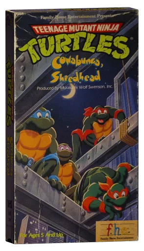 Teenage Mutant Ninja Turtles VHS, Family Home Entertainment