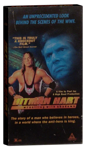 Hitman Hart Wrestling With Shadows VHS, Trimark Home Video