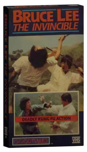 Bruce Lee The Invincible VHS cover