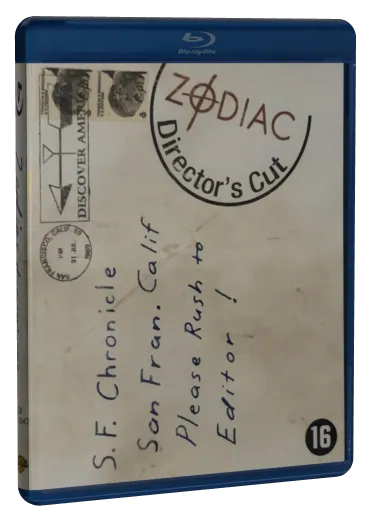 Zodiac Blu-ray, Warner Bros. Pictures