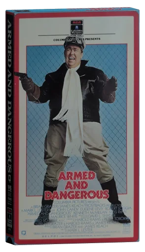 Armed and Dangerous VHS, RCA/Columbia Pictures Home Video